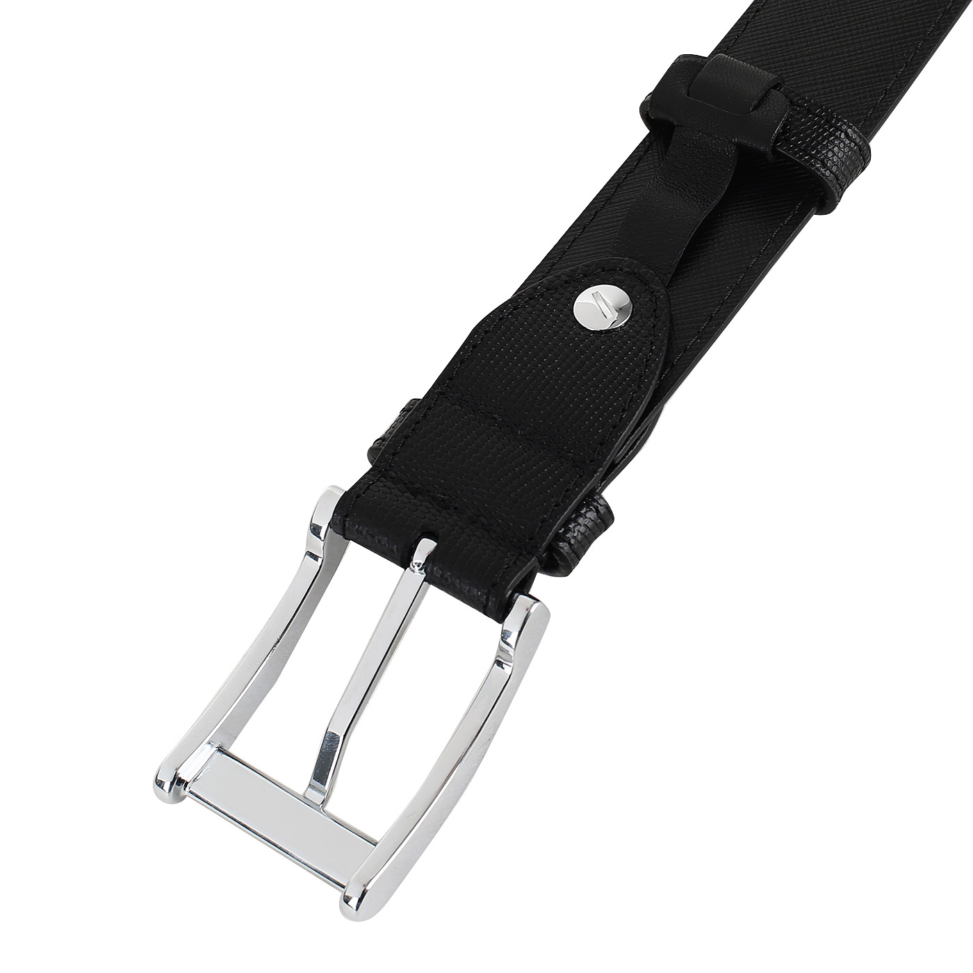 Фактурный кожаный ремень Neri Karra 