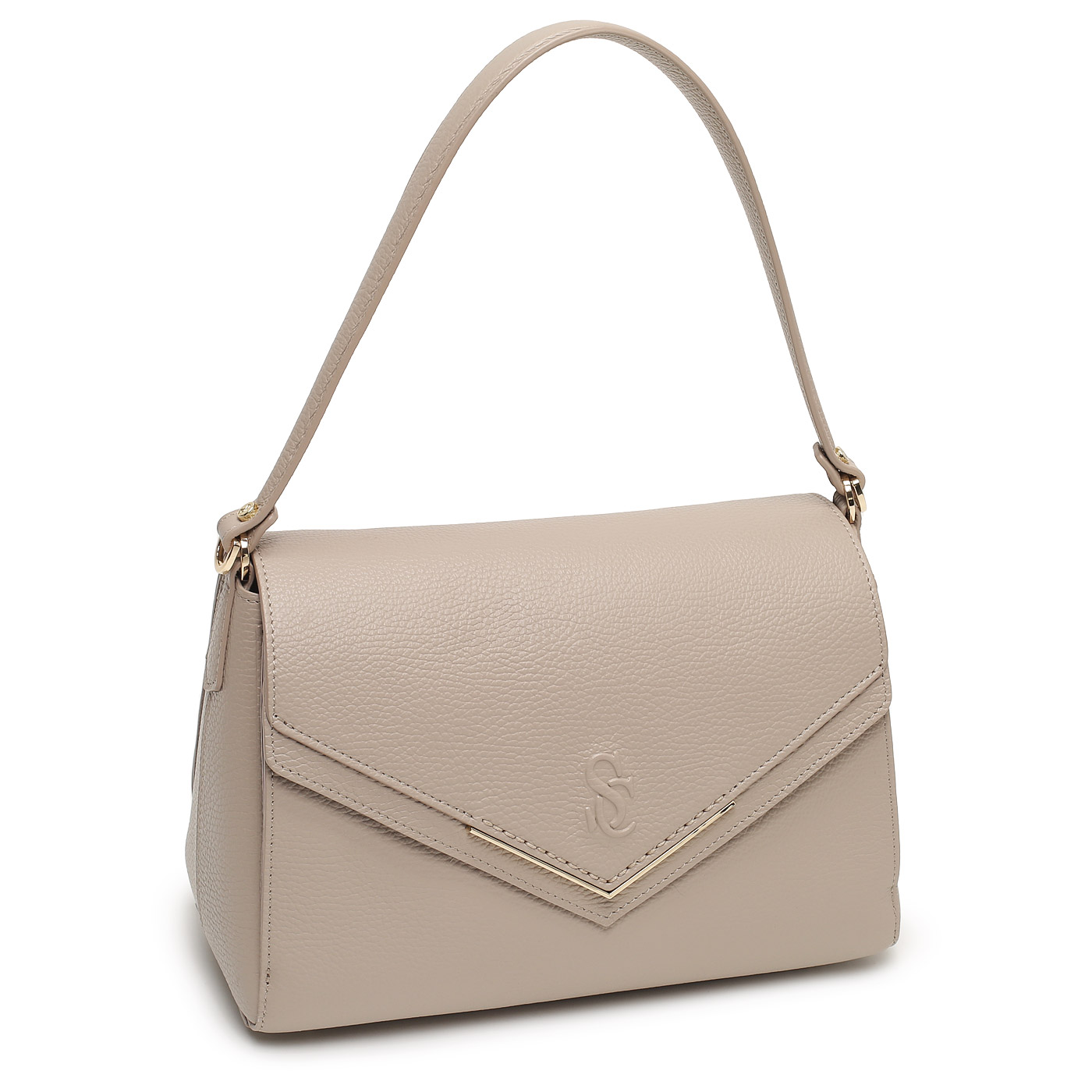 Кожаная сумка Carlo Salvatelli Violetta gemma