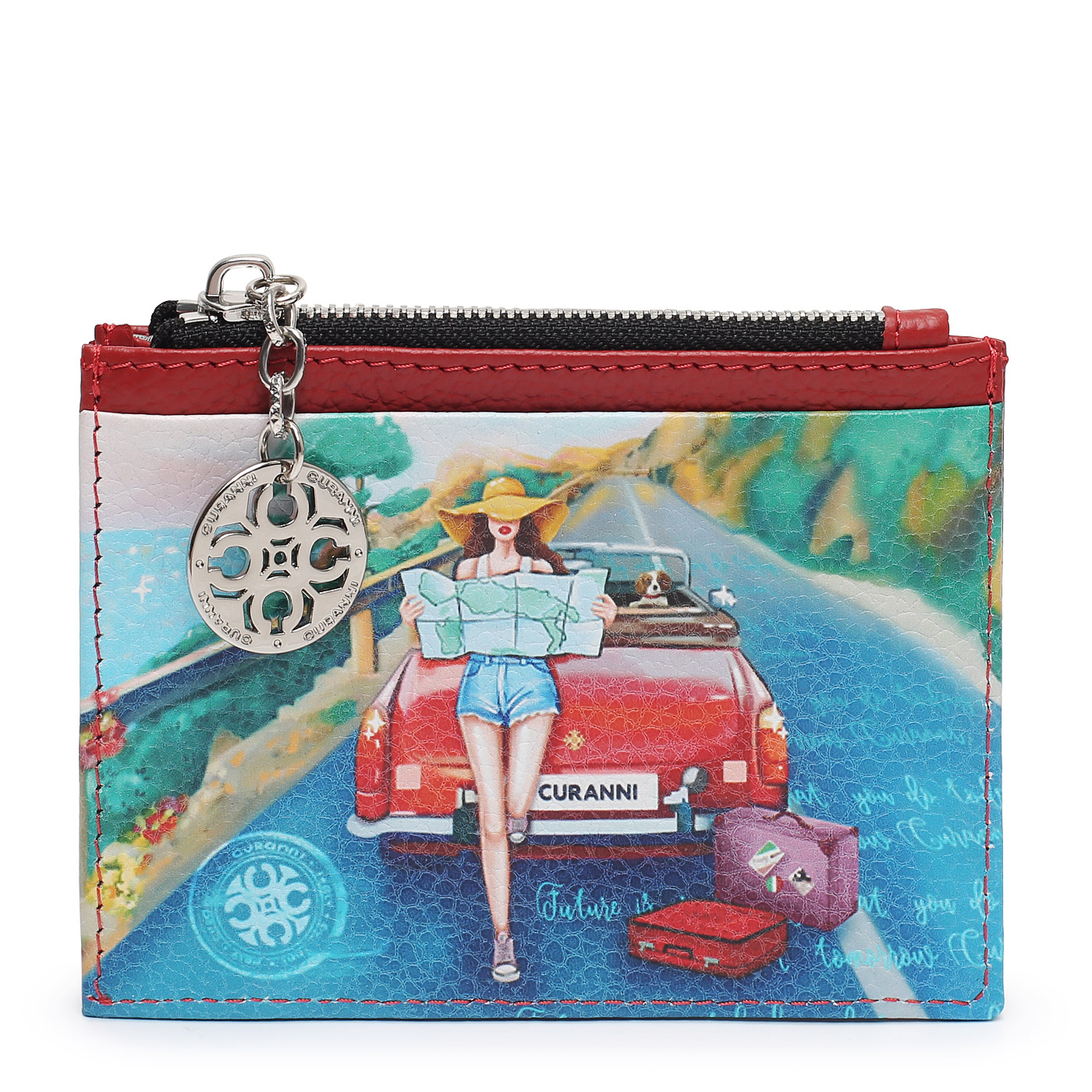 Curanni Визитница с принтом