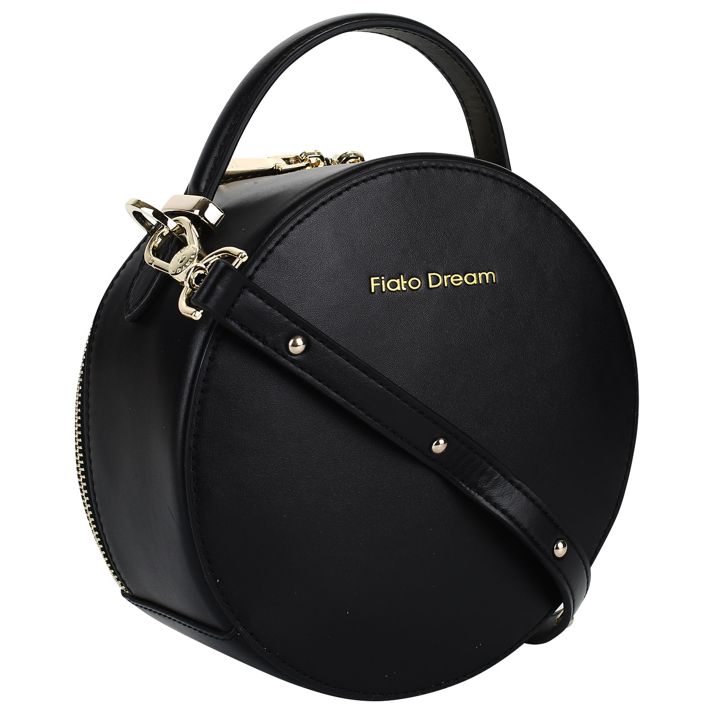 Женская круглая сумочка из кожи Fiato Dream 
