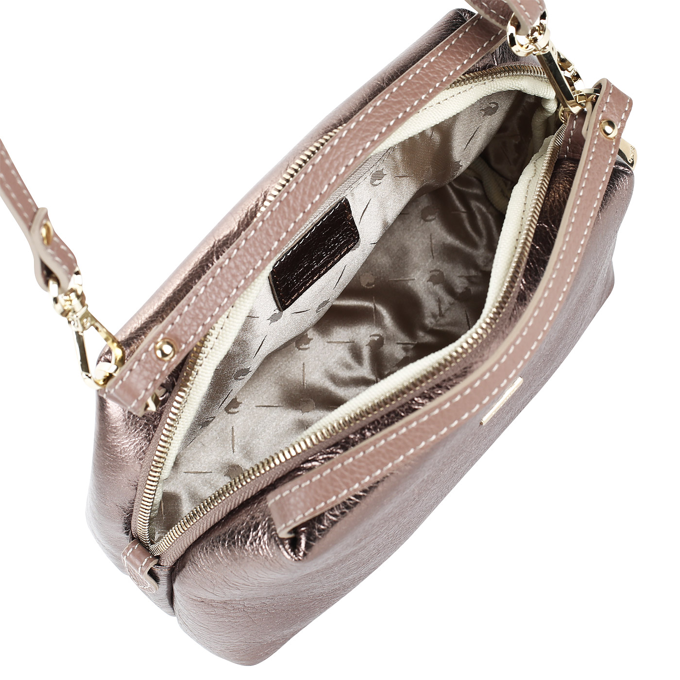 Кожаная сумочка с плечевым ремешком Chatte Aurora shine