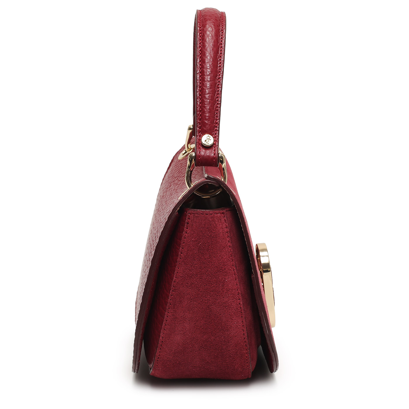 Кожаная сумка Carlo Salvatelli Madeleine camoscio