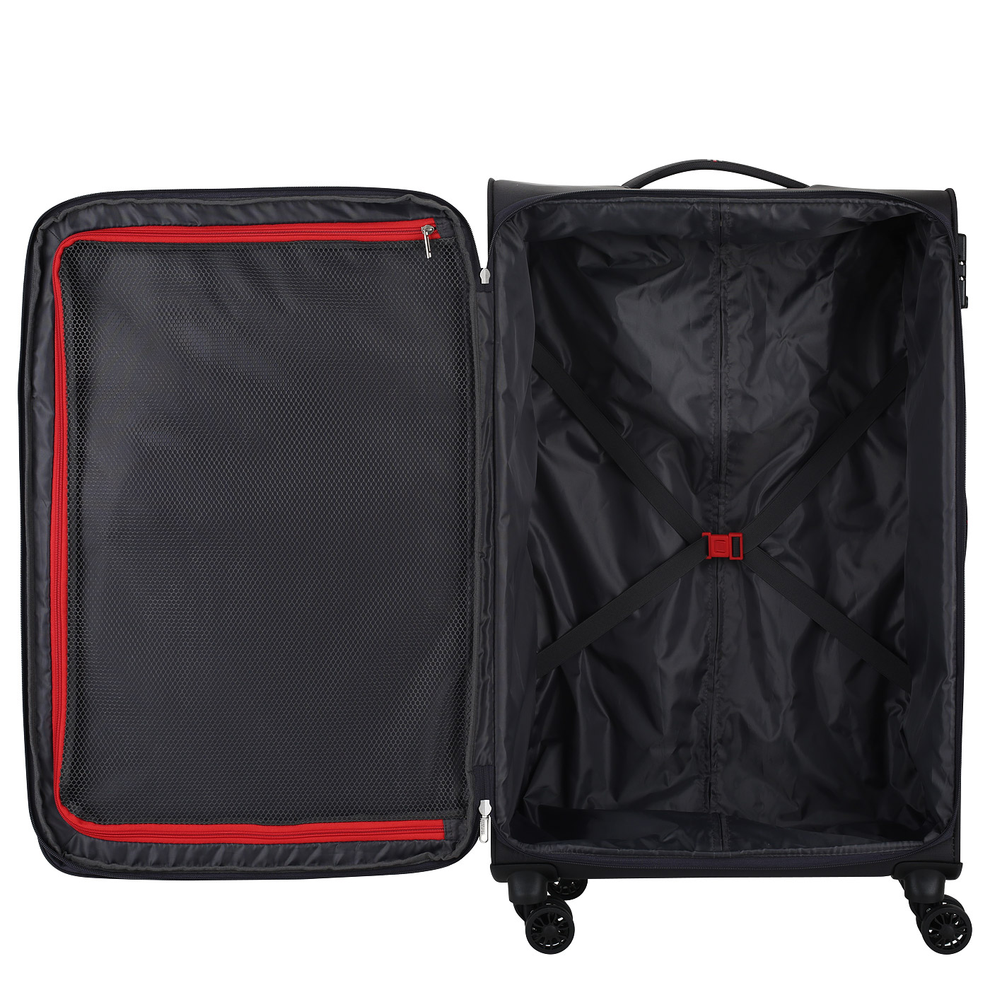 Чемодан большой L тканевый с кодовым замком American Tourister Crosstrack