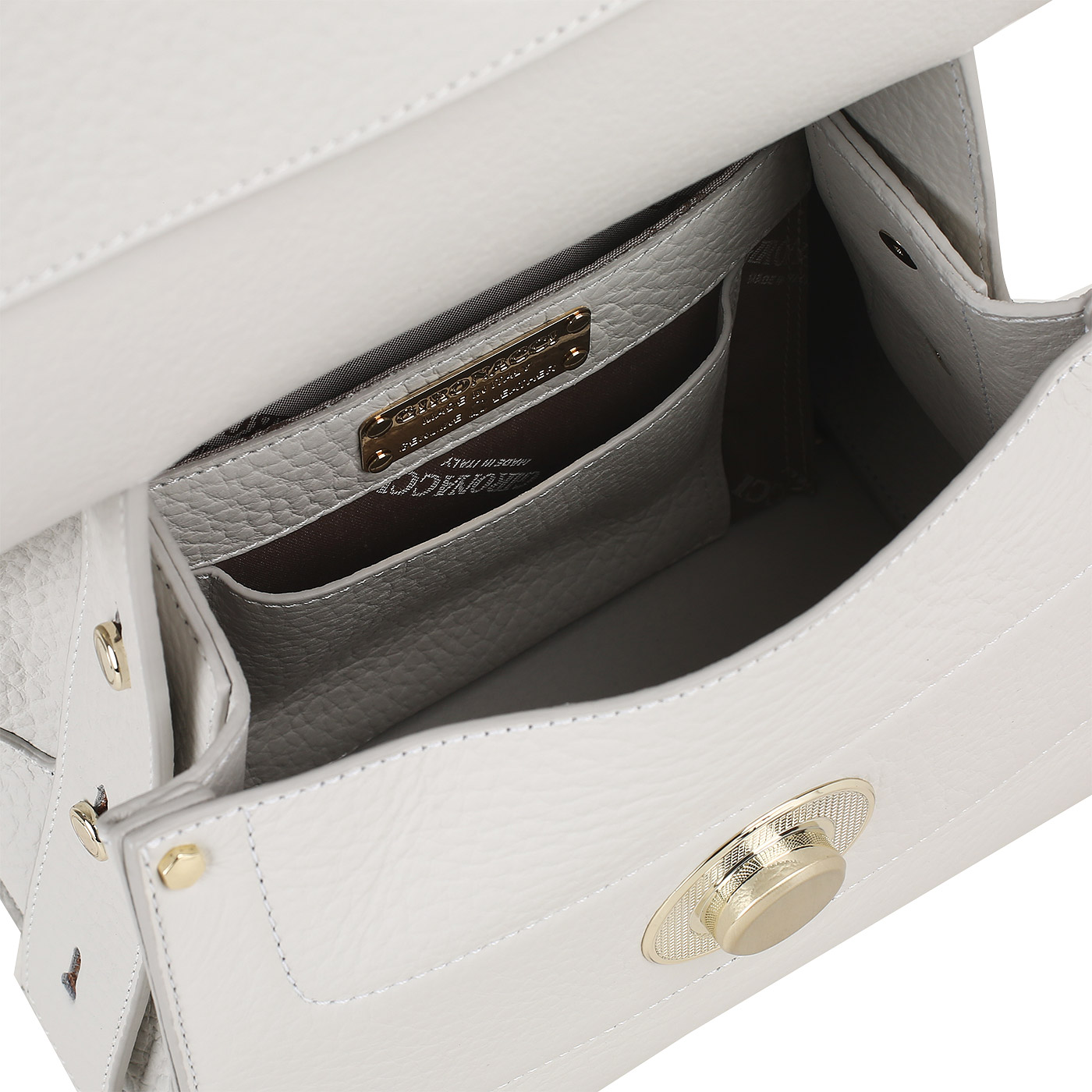 Кожаная сумка с откидным клапаном Gironacci Velvet