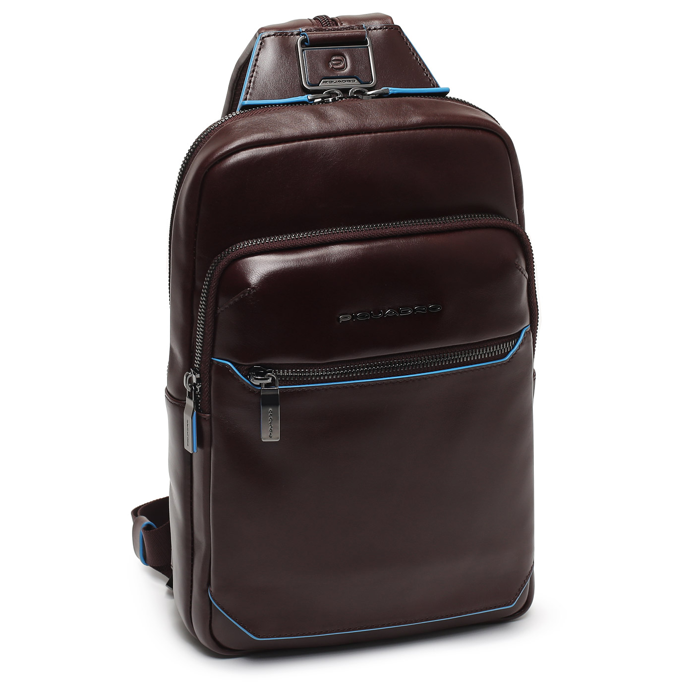 Однолямочный рюкзак Piquadro Blue square