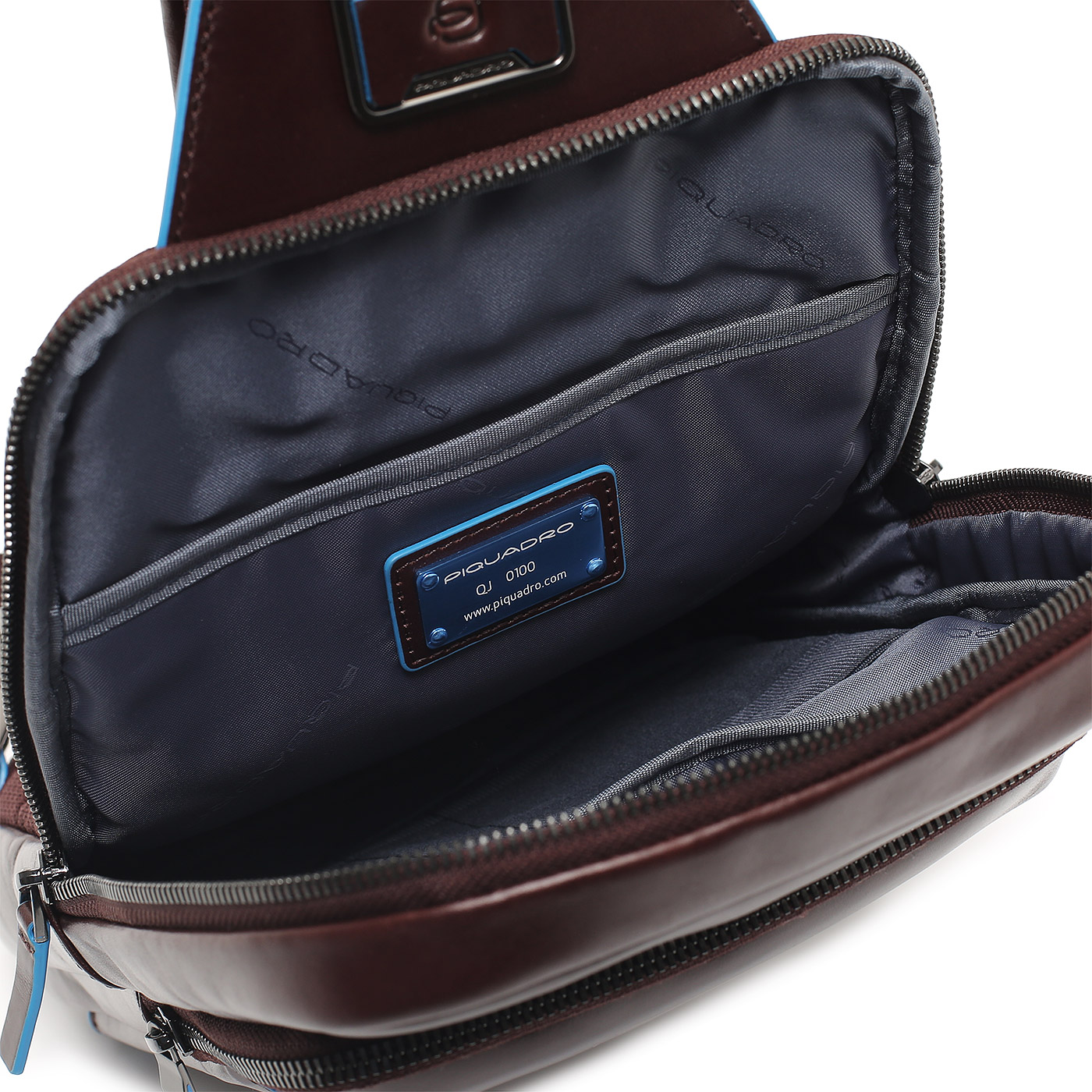 Однолямочный рюкзак Piquadro Blue square