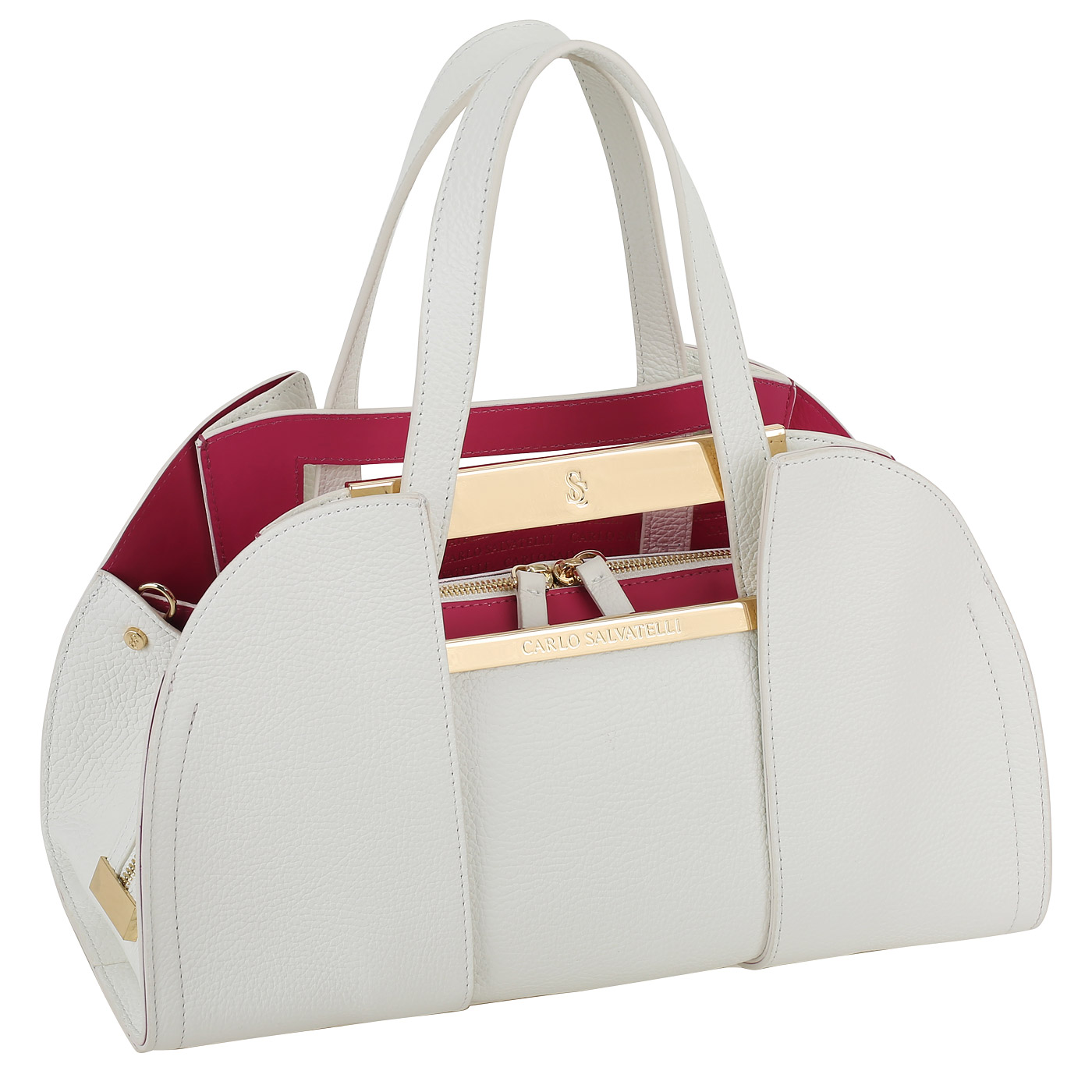 Кожаная сумка Carlo Salvatelli Zaira gemma