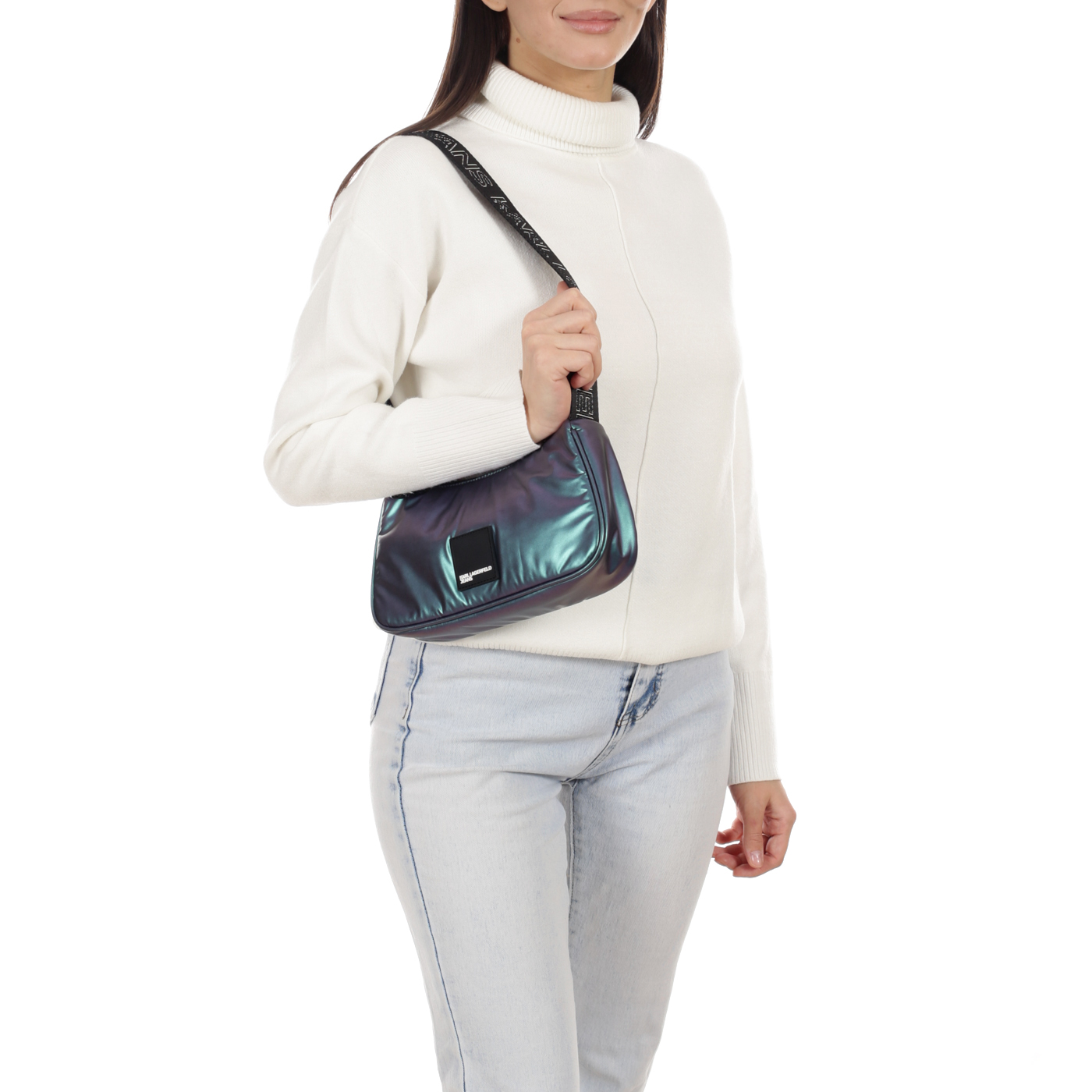 Сумка с текстильным ремешком Karl Lagerfeld Jeans Urban