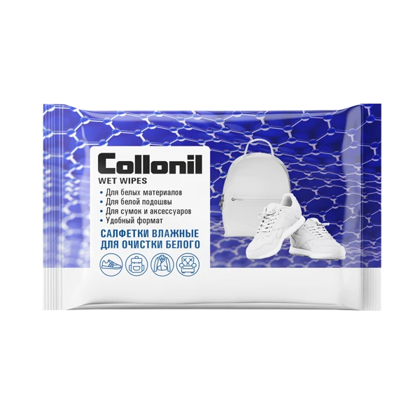 Collonil Салфетки для очищения изделий белого цвета