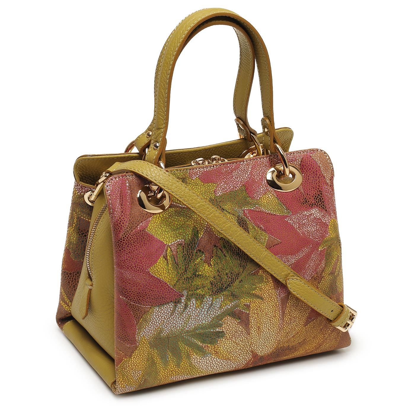 Кожаная сумка Gilda Tonelli Fiori