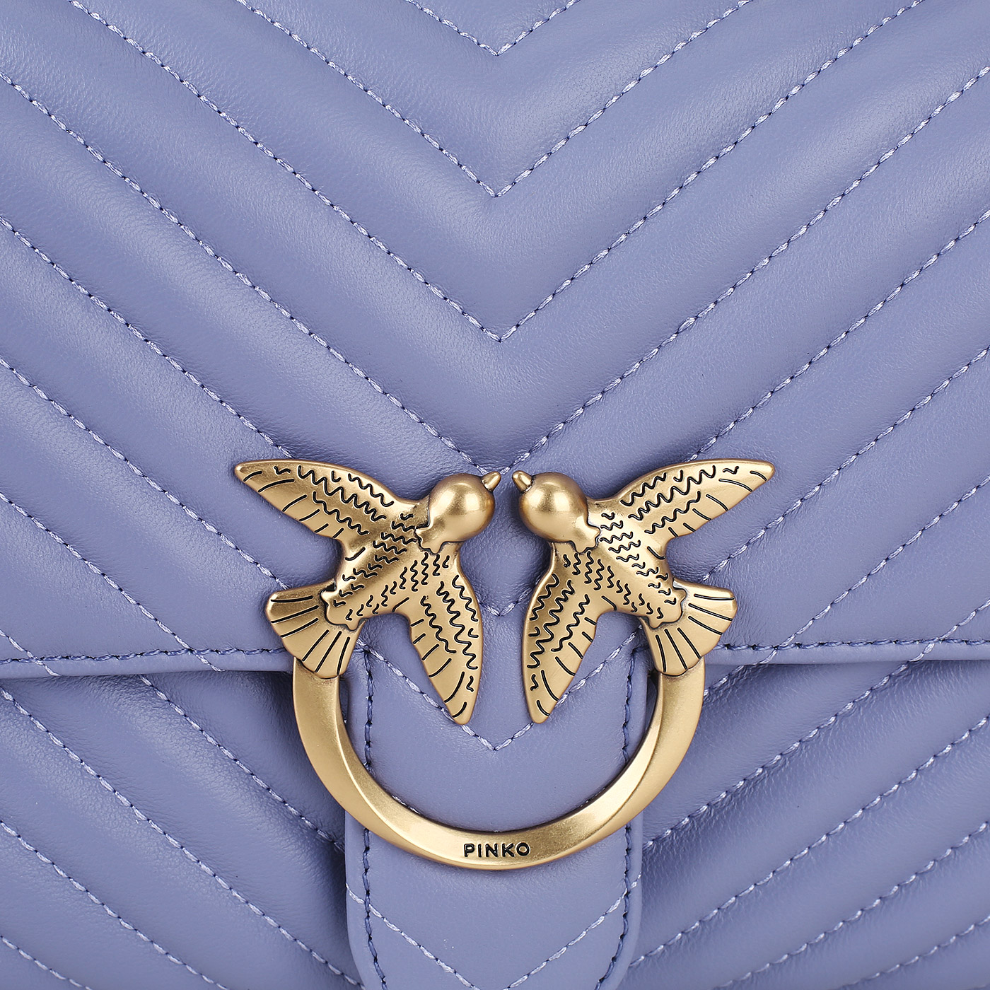 Стеганая сумка Pinko Chevron