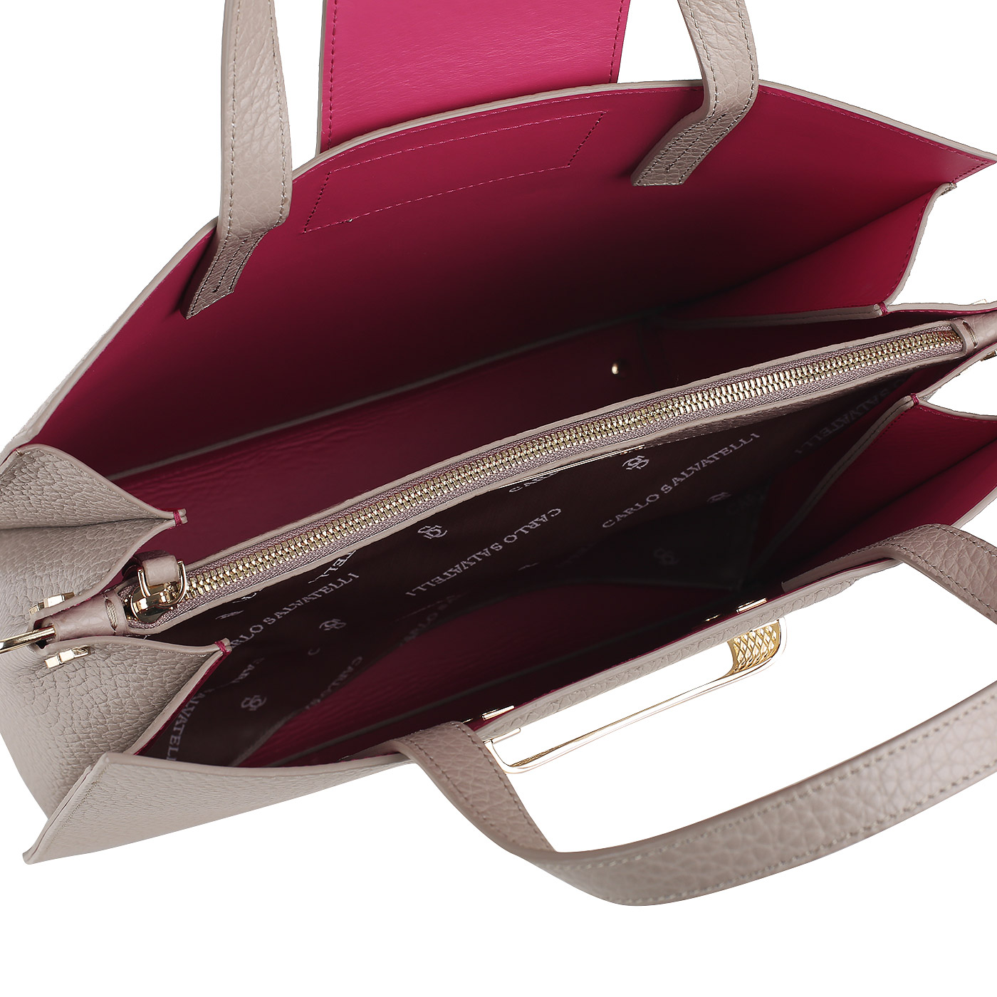 Кожаная сумка Carlo Salvatelli Cervino