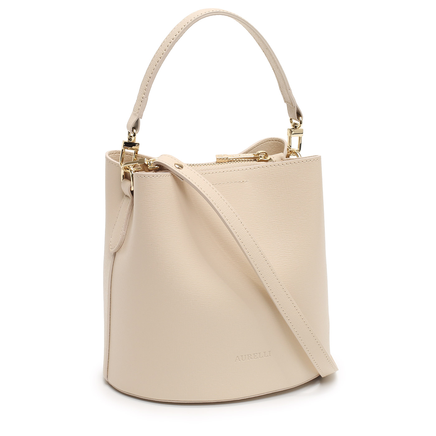 Кожаная сумка Aurelli Saffiano