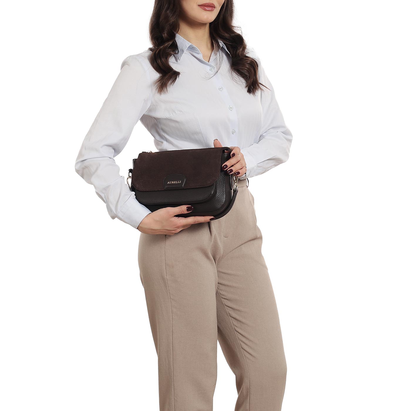 Кожаная сумка Aurelli 