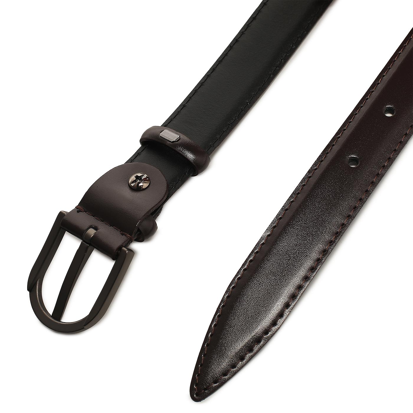 Ремень из гладкой кожи Chatte Bijou