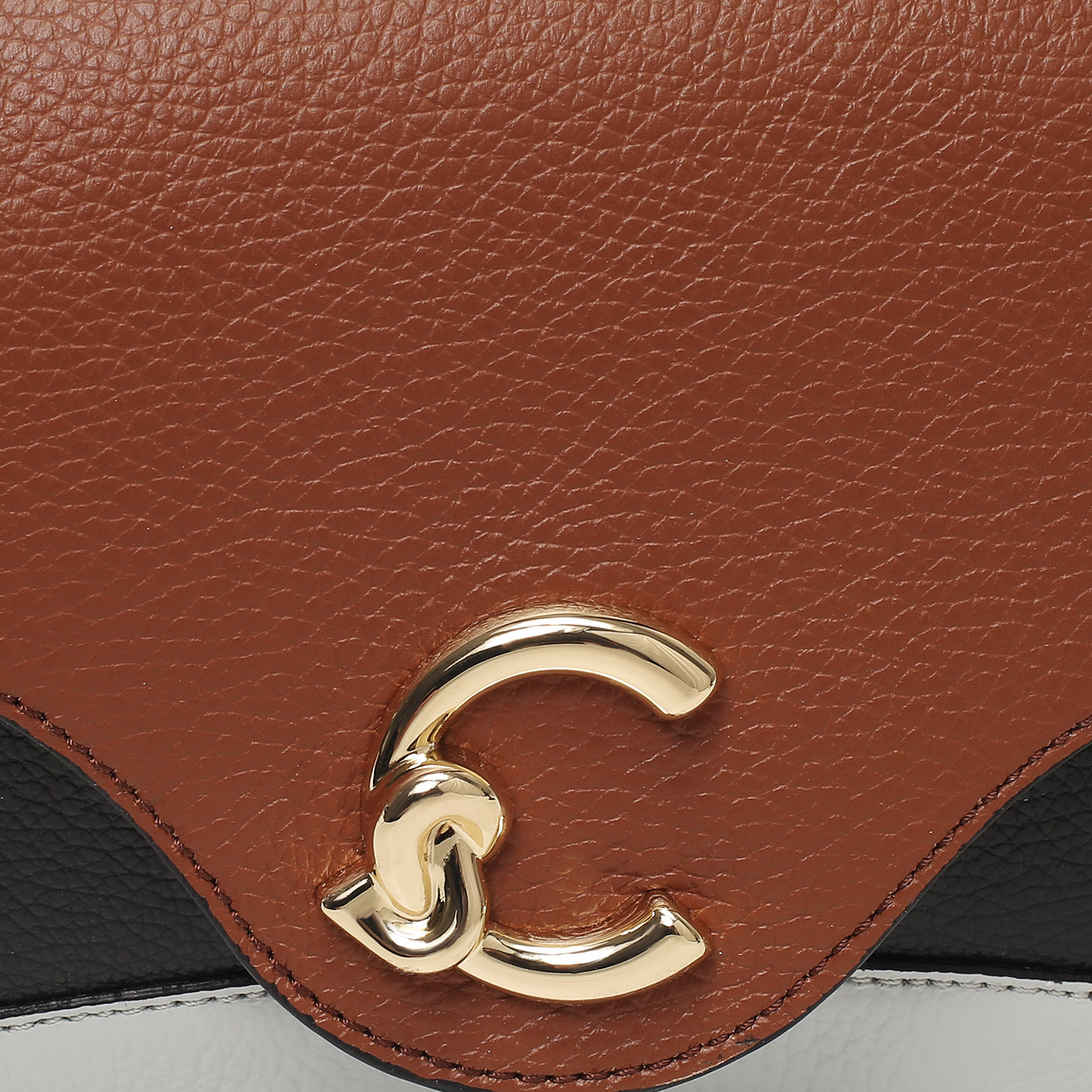 Кожаная сумка Coccinelle Coccinelle C-me Tricolor